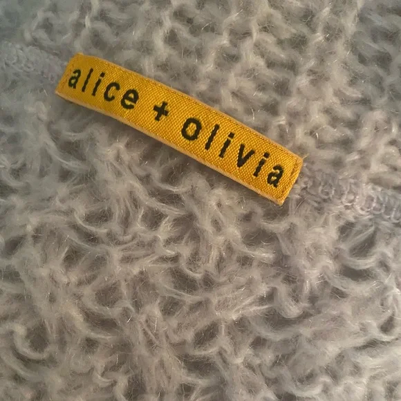 Alice + Olivia mohair blend sweater light purple sz- XS - Picture 6 of 7